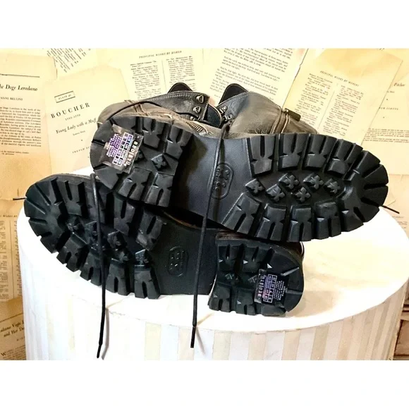 Free People Bed Stu Victory Tall Lace Up Boot Distressed Black Handwash
rugged - Picture 12 of 12